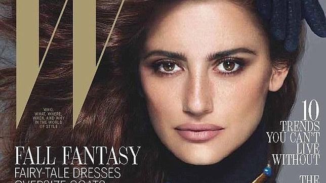 Penélope Cruz, visiblemente retocada con«Photoshop» en «W Magazine»