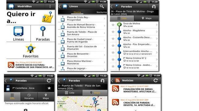 EMT se desmarca de la aplicación gratuita «MadridBus» para Android