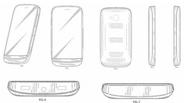 Unas patentes de Nokia desvelan el posible diseño del próximo Windows Phone 8