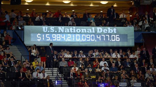 La deuda de Estados Unidos, por encima de los 16.000 billones de dólares