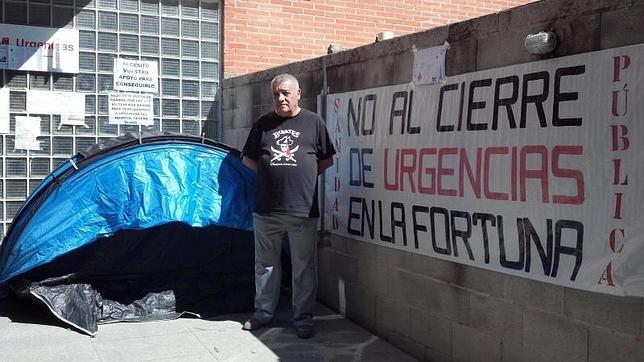 «Seguiré en huelga de hambre hasta que dejen el servicio de urgencias»