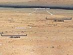 El Curiosity halla una rara roca en Marte