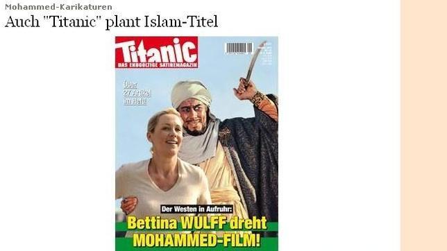 Una revista satírica alemana publicará una caricatura de Mahoma en su portada