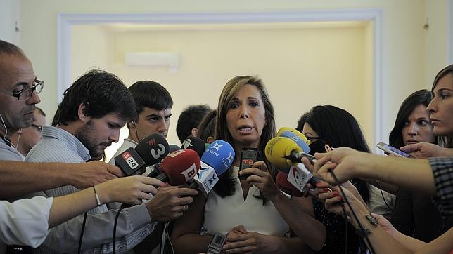 Sánchez-Camacho: «Pido a los catalanes que digan lo que piensan, aquí somos libres»