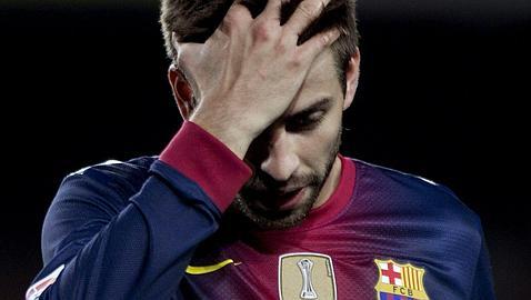 Piqué apura para jugar el clásico contra el Real Madrid