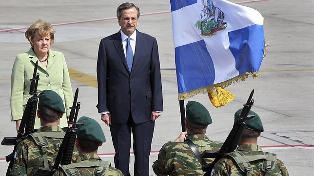 Merkel llega a Atenas entre fuertes medidas de seguridad