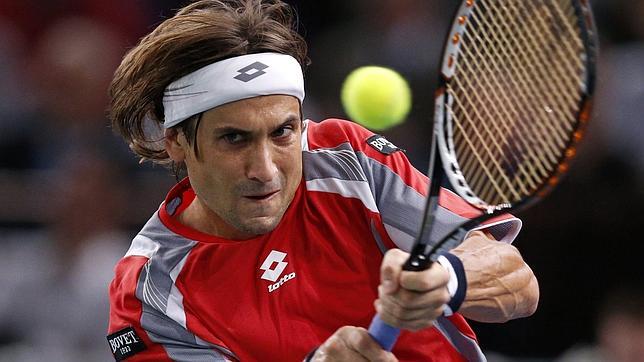 Ferrer, con Federer, Del Potro y Tipsarevic