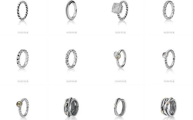 Objeto de deseo: anillos de Pandora