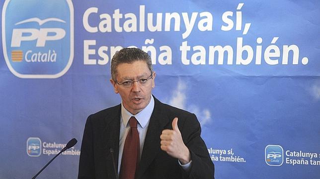 Gallardón compara a Mas con el rey de «El Principito», que quería fronteras para no perder su trabajo