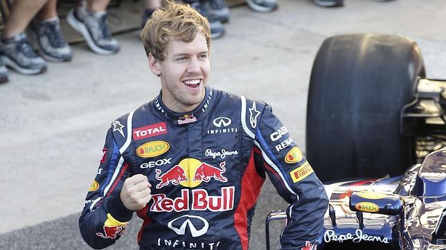 Vettel se pone a la altura de Senna y Lauda