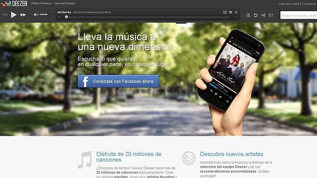 Deezer, el competidor de Spotify, mejora su integración con Facebook