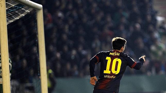 Messi reduce la valentía del Córdoba