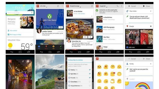 Google+ lanza nuevas «apps» móviles para iOS y Android