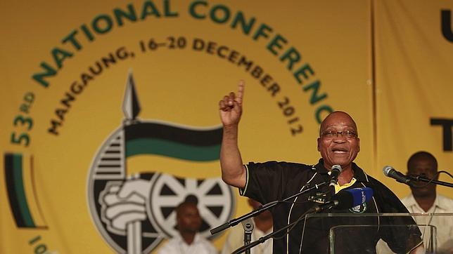 El presidente de Sudáfrica, reelegido como líder y próximo candidato del CNA