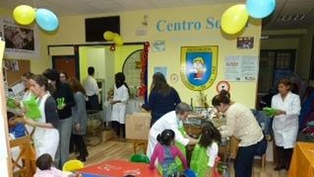 Un menú 5 estrellas para los 65 niños y sus 135 familias de Mensajeros de la Paz