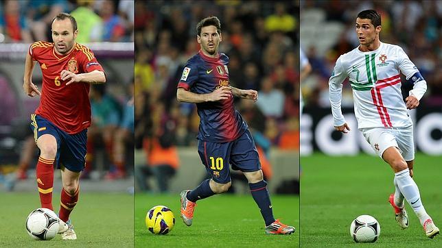 Messi, Iniesta y Cristiano Ronaldo aspiran al premio con más quilates