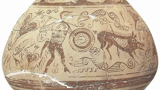 Una vasija expoliada conduce a los expertos a la tumba del «Aquiles» ibero