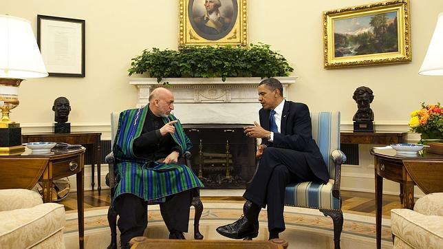 Obama y Karzai analizan en la Casa Blanca la cooperación futura entre EE.UU. y Afganistán