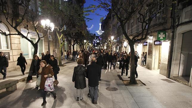 Las calles más concurridas de Galicia