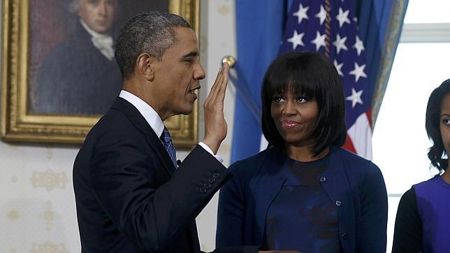 Obama jura el cargo para un segundo mandato como presidente de EE.UU.