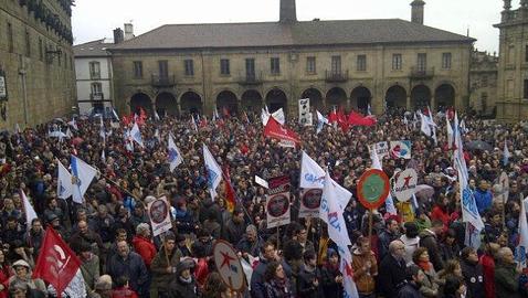 «Aunque se moje, el gallego no encoge»