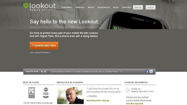 Lookout permite fotografiar al ladrón de tu móvil Android