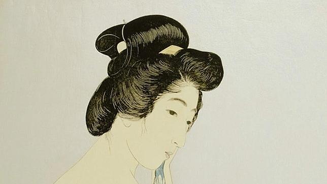 Una prostituta en el Japón del siglo XVII