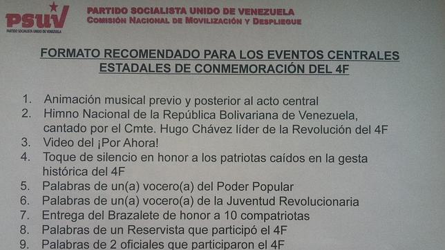 Sin mensaje de Chávez en el aniversario de su golpe