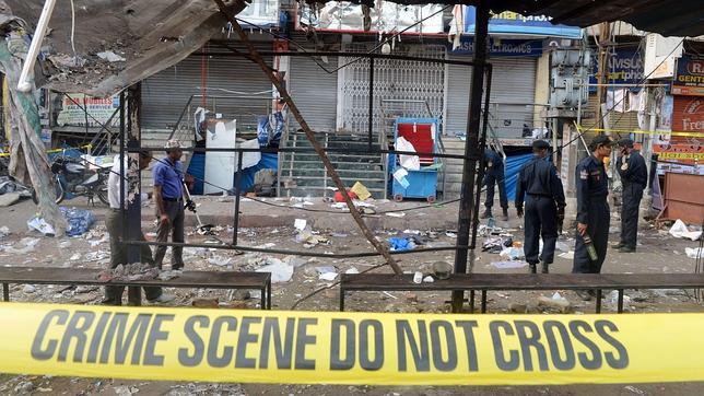 Al menos 16 los muertos en el doble atentado en la ciudad india de Hyderabad