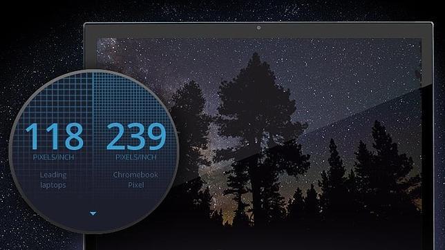 Google presenta su portátil de alta gama con pantalla táctil: así es el Chromebook Pixel