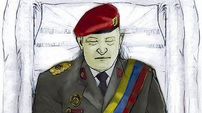 Un segundo por persona ante la momia del «comandante» Hugo Chávez