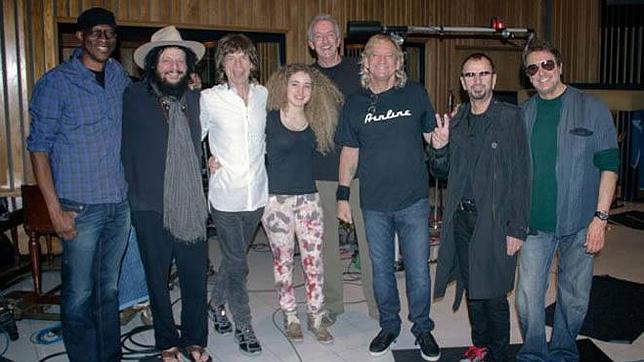 Joe Walsh, de los Eagles, graba con Mick Jagger y Ringo Starr