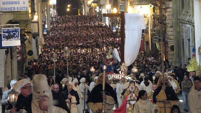 Procesión en La Valleta