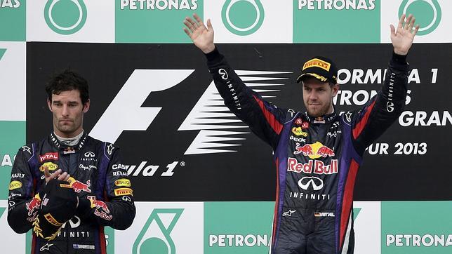 Vettel gana sin fiesta en Malasia
