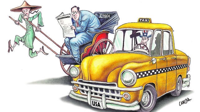 Estados Unidos se recupera, China baja