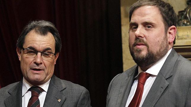 La hoja de ruta de Mas y Junqueras permanece inalterable