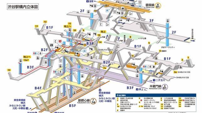 Así son las complejas y fascinantes estaciones de tren de Tokio