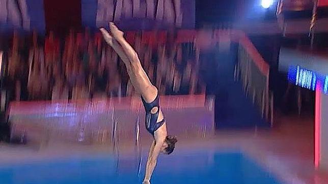 Verónica Hidalgo, ganadora de la primera edición de «¡Mira quién salta!»