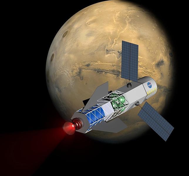 Planean enviar humanos a Marte en una nave propulsada por fusión nuclear