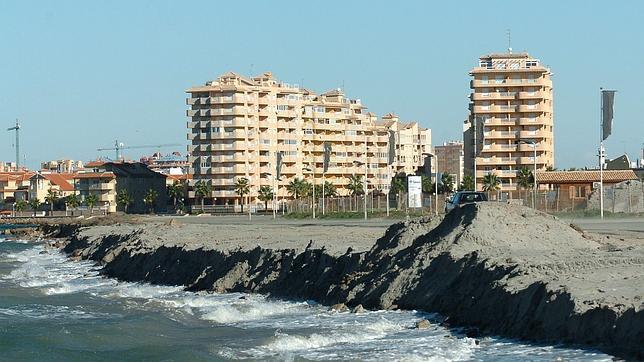 Viviendas en una zona de playa