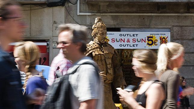 Crece el turismo extranjero en Barcelona pero cae el español