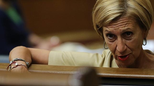 Rosa Díez, líder de UPyD, en una imagen de archivo