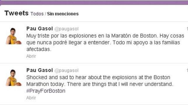 El mundo del deporte, consternado por la tragedia de Boston