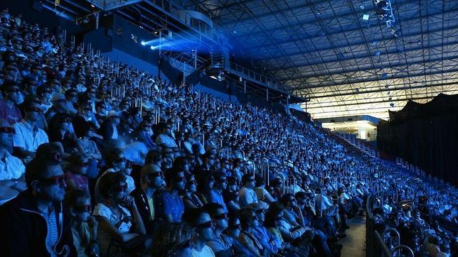 Aspecto de la sala Velódromo, que acoge hasta 3.000 espectadores