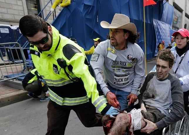 Perdió las piernas en el atentado de Boston, pero vio a uno de los sospechosos