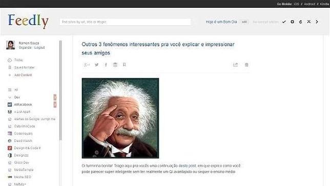 Una extensión para Chrome «transforma» Feedly en Google Reader