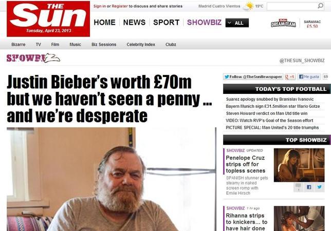 El abuelo de Justin Bieber denuncia que vive en la miseria y su nieto no le hace caso