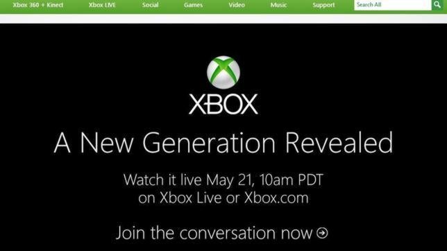 La nueva Xbox será presentada el 21 de mayo