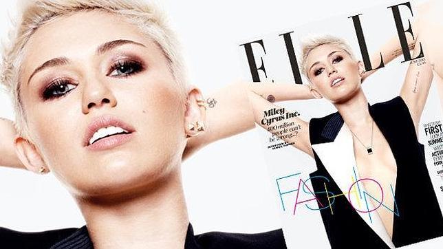 Provocativa portada de Miley Cyrus para Elle Magazine
