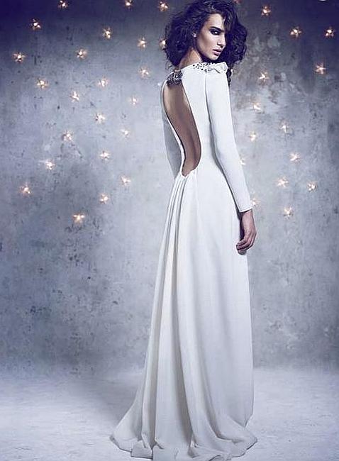 Vestido de novia que lució Paula Echevarría en el estreno de «Vulnerables »